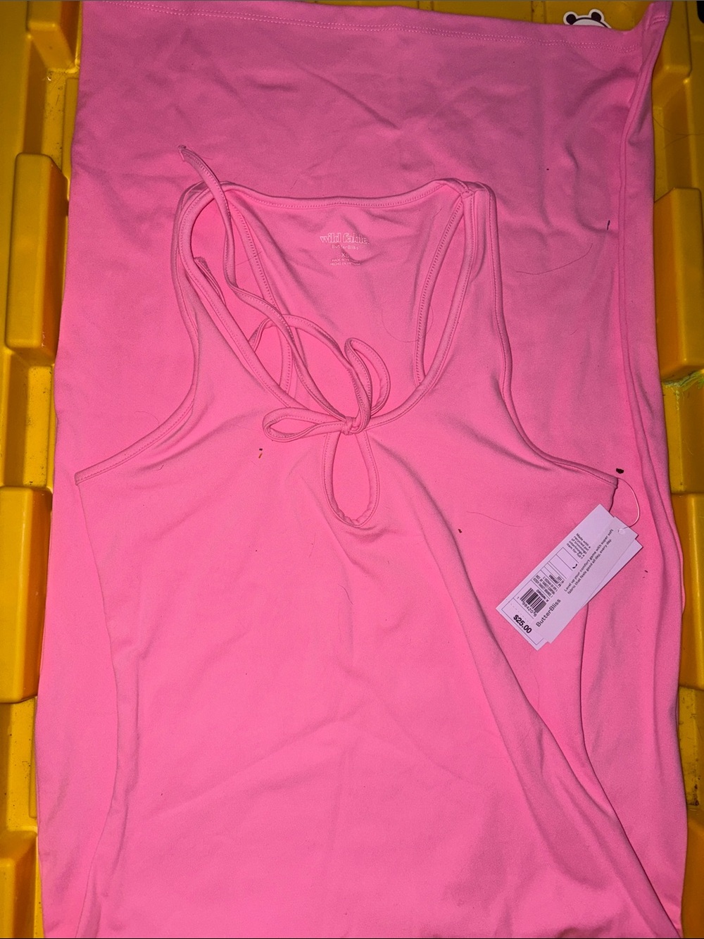 wild fable Pink Tie-Front Tank Top Dress